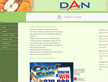 Tablet Screenshot of dan-import.com